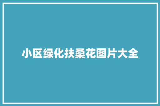 小区绿化扶桑花图片大全