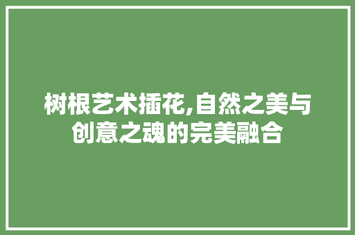 树根艺术插花,自然之美与创意之魂的完美融合