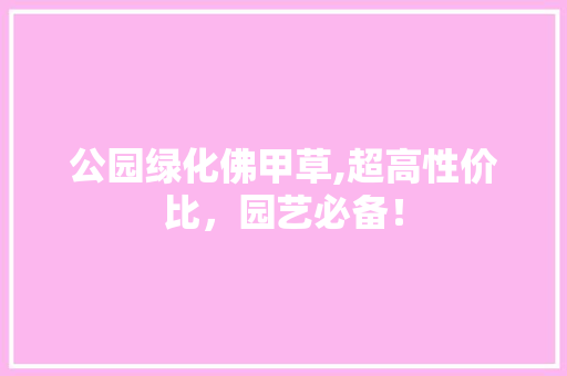 公园绿化佛甲草,超高性价比，园艺必备！
