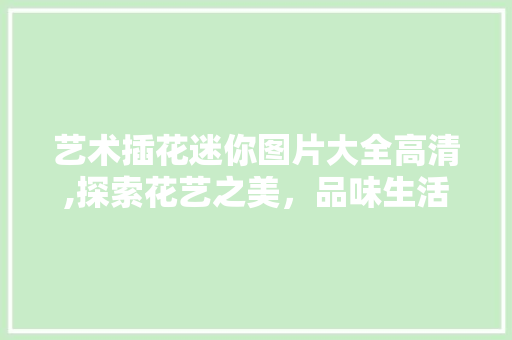 艺术插花迷你图片大全高清,探索花艺之美，品味生活雅韵