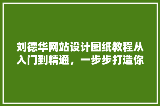 刘德华网站设计图纸教程从入门到精通，一步步打造你的专属网站